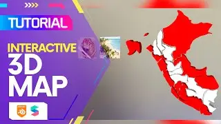 Spark AR Tutorial - Create your own interactive 3D Map with Blender (EN Captions)