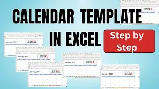 Creating a Custom Calendar in Excel Step by Step Guide