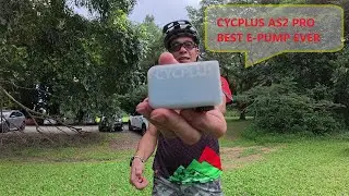 The best present EVER! CYCPLUS AS2 PRO E Pump for Mountain bike use