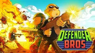仲間を引き連れて基地を防衛するローグライクTDゲーム【Defender Bros】