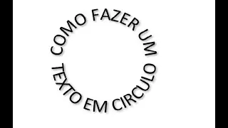 HOW TO MAKE A CIRCLE TITLE