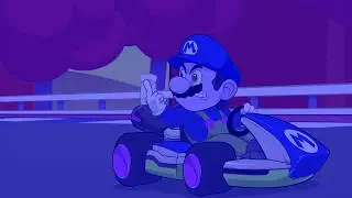 Racist Mario but with electronic sounds
