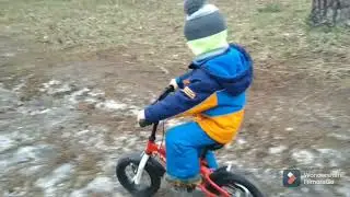 Илюша и Давид прогулка на велосипедах
