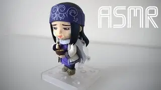 ASMR Asirpa Golden Kamuy Nendoroid Unboxing - (Whispering, Packaging Sounds)