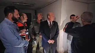 המבקר אנגלמן סייר במקלטים בצפון: 