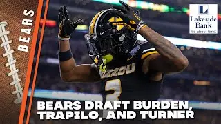 REKAP: 🏈 Chicago Bears draft WR Luther Burden, OT Ozzy Trapilo & DL Shemar Turner in Rd 2 of Draft
