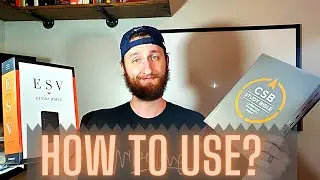 How to use a Study Bible the Best Way #biblestudytips #esv #csb