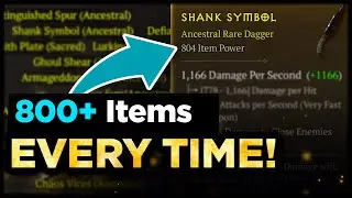 Diablo 4 - New Method for GUARANTEED 800+ Items EVERY TIME!