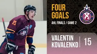 VALENTIN KOVALENKO FOUR GOALS | AHL FINALS | GAME 2 | LIONS VS PYUNIK