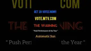 VOTE 20 TIMES NOW!!! @TheWarning #mtv #awards #vote #thewarningrockband #fyp #martintc #martintw