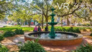 Savannah Georgia VR 360° Tour Experience this Stunning Historic City, Forsyth Park