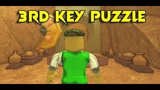 HOW TO DO THE VASE PUZZLE - 3RD KEY PUZZLE DOODLE WORLD ROBLOX