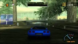 Need For Speed: Hot Pursuit 2 Gameplay - National Forest, Chevrolet Corvette Z06 [HD]