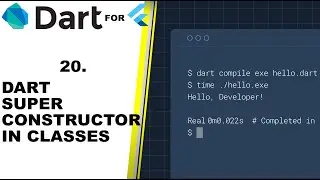 DART SUPER CONSTRUCTORS : DART FOR FLUTTER PROGRAMMING TUTORIALS
