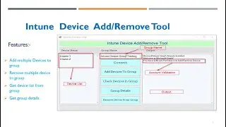 Intune Tool to add or remove devices in group