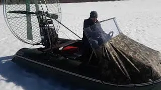 Аэролодка Лани-Стриж360 с мотором 27л.с