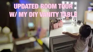Updated Room Tour | w/ DIY Vanity Table