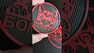 Котик 3д печать эмблем 