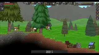 starbound-серия 2 получаем от мобов плюхи  и строем дом