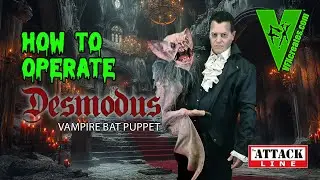 VFX Attack Line - Desmodus Vampire Bat Puppet - Instructional Video