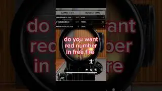 do you want red number in free fire 🤫 