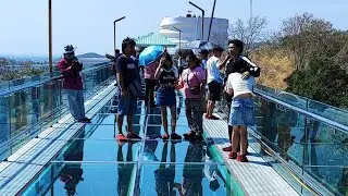 Thailand храм Wat Khao Tabaek стеклянный мост