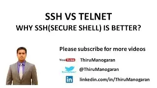 SSH VS Telnet