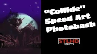 [Speed Art] Collide Illustration and Photo Bash | Procreate