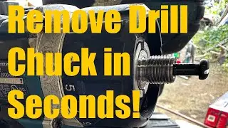 Quick Fix: Remove Drill Chuck in Seconds! | Makita Drill Hack