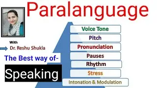 PARALANGUAGE/Paralinguistics| Pronunciation/Tone/Pitch/Modulation/Articulation/ Rhythm/Voice Quality