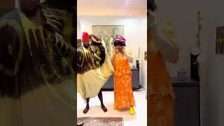Mummywa and Sapagote of Mr Macaroni on a challenge 😂😂😂