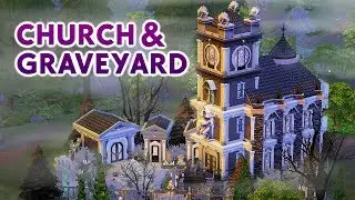 CHURCH & GRAVEYARD | Sims 4 Speed Build