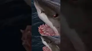 Сила укуса белой акулы 