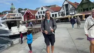 Stavanger Walking Tour- Stavanger Marina - 4K UHD 60 FPS