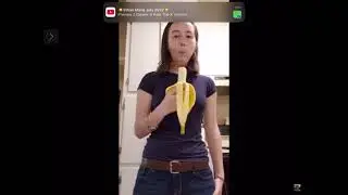 Eating A Banana