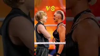 Rhea Ripley VS Kids #shorts #wwe