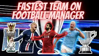 THE FASTEST TEAM ON FOOTBALL MANAGER 2023 - FM23 FASTEST PLAYERS - FASTEST TEAM ON FM23