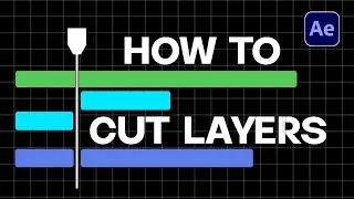 How To CUT OR TRIM Layers In After Effects Tutorial