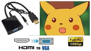 UTILIZA UN MONITOR ANTIGUO CON ESE ADAPTADOR!!
