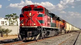 ¡FXE 4125 al norte en el C/S Arellano! | Tren Granelero al Norte