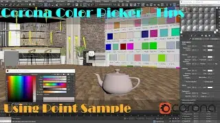 3ds Max | Corona Color Picker | Color Diffuse