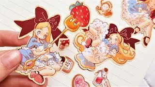 Making Stickers! (Alice in Wonderland themed)
