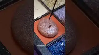 A GLITTER DROPLET😱✨ #droplets #oddlysatisfying #popping