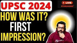 UPSC Prelims 2024 Paper Analysis | GS Paper 1 First Impression | Answer Key | Expected Cut-Off
