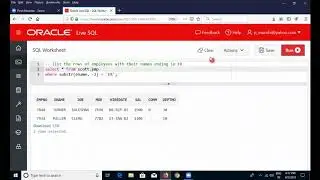 SQL Single Row Functions Part 4 -  SQL Functions Tutorial with examples - SQL Single Row Functions