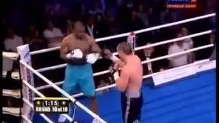 Roj Dzhons vs Denis Lebedev nokaut