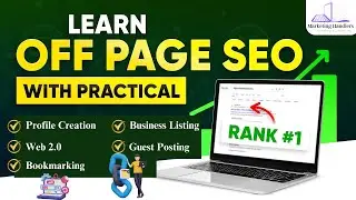 Off Page SEO | Profile Creation | Business Listing | Web 2.0 | Guest Posting | Bookmarking | #seo