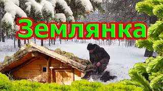 Новая находка землянки | Лагерь в лесу | Готовлю на костре