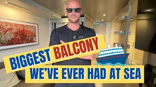 BIGGEST BALCONY WE'VE EVER HAD AT SEA | MSC SEASCAPE Aurea Balcony Cabin Tour