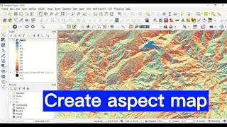Create Aspect Map in QGIS